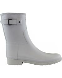 HUNTER - Refined Short Wellington Boots Rubber - Lyst