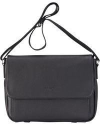 Infinity Leather - Genuine Laptop Bag Travel Work Messenger Satchel - Lyst