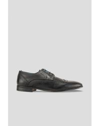 Oswin Hyde - Miles Wingtip Derby Leather Brogue Shoes - Lyst