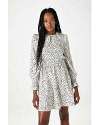 Urban Bliss - Ruffle Edge Bib Dress - Lyst