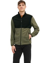 Jack & Jones - Fleece Jacket Long Sleeve - Lyst