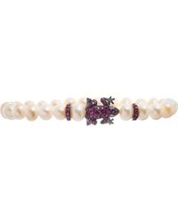 Lancaster - Jla-Br-Frog-5-Wh Ladies Bracelet - Lyst