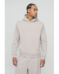 BoohooMAN - Basic Regular Fit Over The Head Hoodie - Lyst