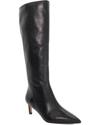 Dune - Smoothly Kitten-Heel Knee-High Boots - Lyst