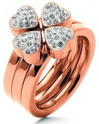 Folli Follie - 3R0T064Rc-52 Ladies Ring - Lyst
