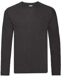Fruit Of The Loom - Original Long Sleeve T-Shirt - Lyst