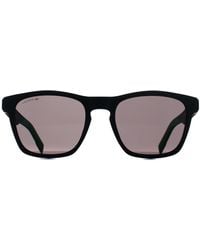 Lacoste - L6018S 002 Matte Schwarze Graue Sonnenbrille - Lyst
