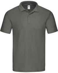 Fruit Of The Loom - Origineel Polo Shirt (licht Grafiet) - Lyst