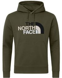 The North Face - Light Drew Peak Taupe Hoodie Cotton - Lyst