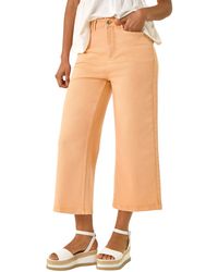 D.u.s.k - Denim Pocket Detail Wide Leg Culotte - Lyst