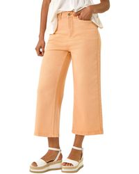 D.u.s.k - Denim Pocket Detail Wide Leg Culotte - Lyst