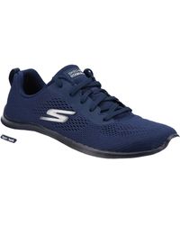 Skechers - Gowalk Hyper Burst Lace Up Trainers - Lyst