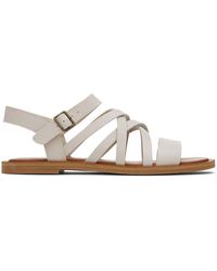 TOMS - Sephina Leather Sandals - Lyst