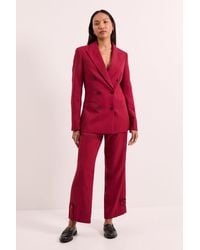 PRINCIPLES - Tab Straight Leg Trouser - Lyst