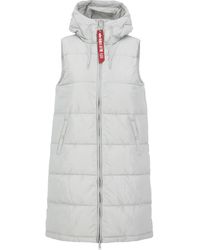 Alpha Industries - Long Puffer Vest - Lyst