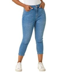 Roman - Petite Slim Crop Stretch Jeans - Lyst