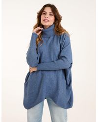 Blue Vanilla - Roll Neck Pocket Jumper - Lyst