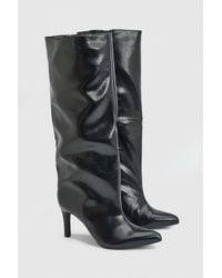 Faith - Amelia Faux Leather High Stiletto Heel Leg Boots - Lyst
