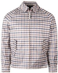 Aquascutum - Active Archival Mid Jacket Club Check Coat - Lyst