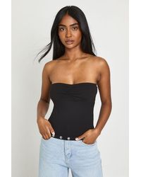 Boohoo - Studded Bandeau - Lyst