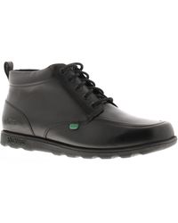Kickers - Smart Boots Fragma Chuk Leather Lace Up - Lyst