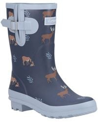 Cotswold - Woodland Mid Rubber Deers Wellington Boots - Lyst