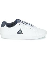 Le Coq Sportif Icon S Lea Trainers Leather in White for Men Lyst UK