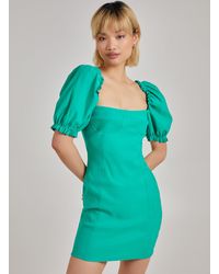 Pink Vanilla - Bengline Corset Frill Detail Mini Dress - Lyst
