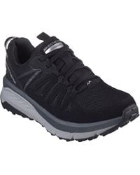 Skechers - Qtr Overlay Low Top Lace Up W Slip On Trainers - Lyst