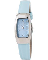 Chronotech - Blue Leather Watch - Lyst
