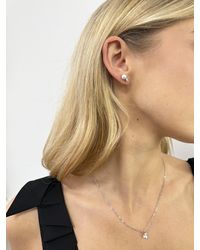 SVNX - Pearl Diamante Necklace And Earrings Set - Lyst