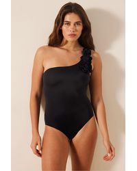 Penti - Flower One Shoulder Swimsuit - Lyst