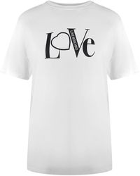 Moschino - Love Logo T-Shirt Cotton - Lyst