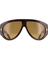 Tom Ford - Aviator Dark Havana Bronson Ft1044 - Lyst