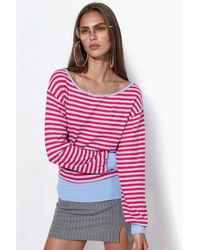 Busem - Striped Long-Sleeve Ribbed T-Shirt - Lyst