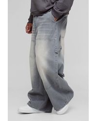 BoohooMAN - Plus Carpenter Baggy Fit Jeans - Lyst