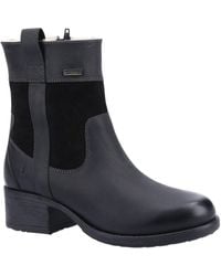 Hush Puppies - Saskia Leather Boots - Lyst