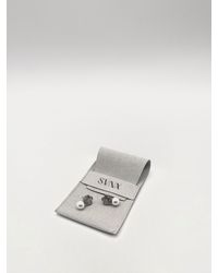 SVNX - Clover Earrings With Pearl - Lyst