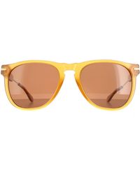 Serengeti - Round Light Honey Polarized Drivers Amboy - Lyst