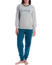 Kisses&Love - Winter Plush Cotton Pajamas Klp2 - Lyst