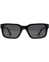Persol - Rectangle Dark Polarized Po3272S - Lyst