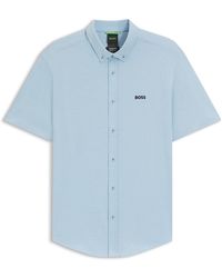 BOSS - Hbg Motion S Plain Short Sleeve Shirt - Lyst