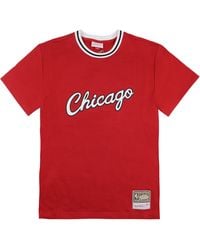 Mitchell & Ness - Chicago Bulls French Terry T-Shirt - Lyst