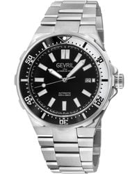 Gevril - Ticonic 316L Stainless Steel Case, Glass Bezel, Enamel Dial, Bracelet - Lyst