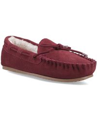 Hush Puppies - Allie Suede Bordeaux Slippers - Lyst