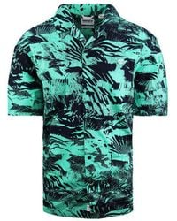 Timberland - Stretch Floral Summer Shirt - Lyst