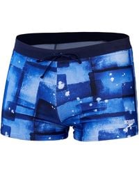 Speedo - Valmilton Abstract Patterned Swim Trunk - Lyst