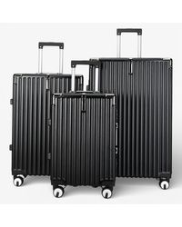 Infinity Leather - Hardshell Suitcase Dual 4 Wheel Abs Luggage Cabin Suitcases - Lyst
