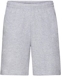 Fruit Of The Loom - Lightweight Casual Fleece Shorts (240 Gsm) (Heather) - Lyst