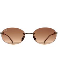 Ray-Ban - Oval Arista Gradient Rb3767 Metal - Lyst